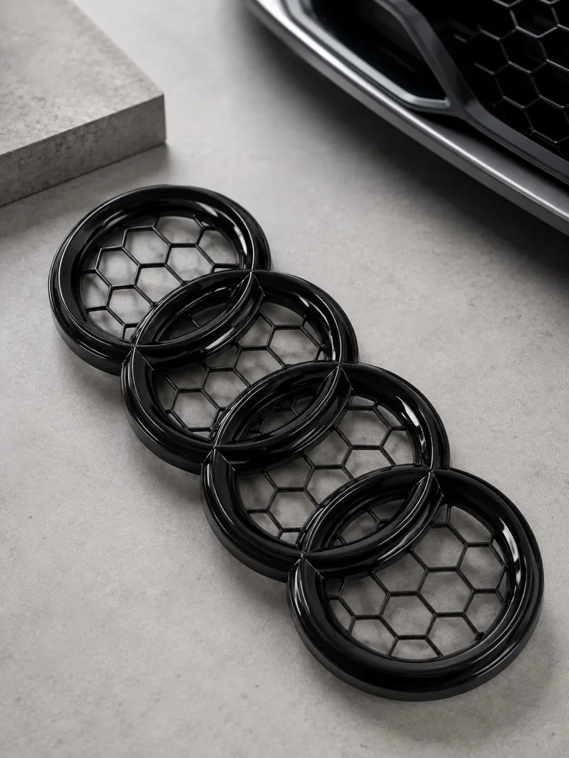 Aros de altavoz con rejilla hexagonal impresos en 3D